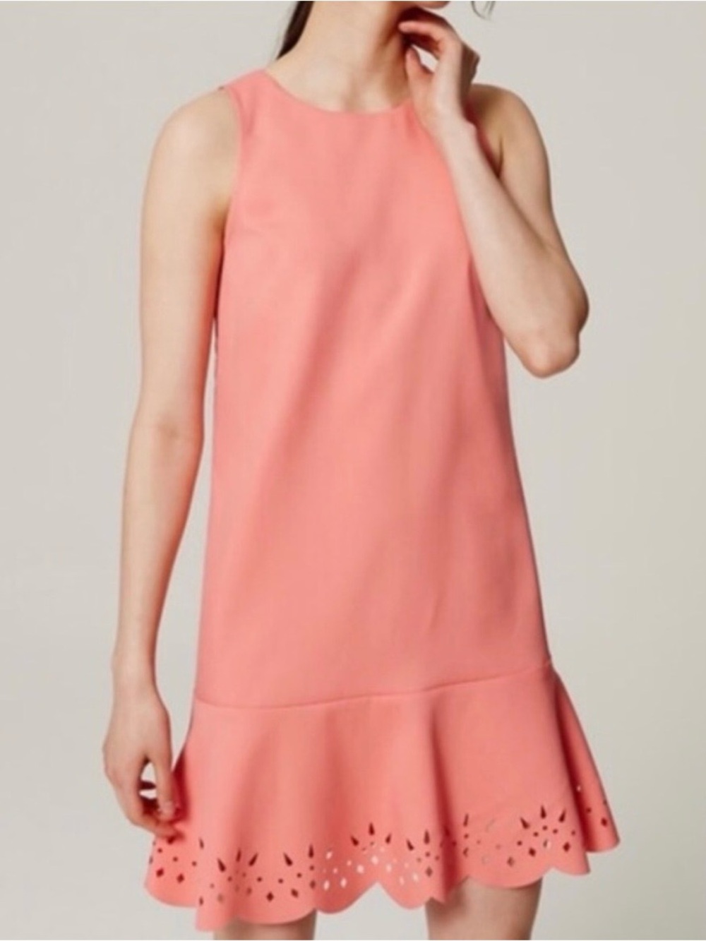 Loft Laser Cut Shift Dress